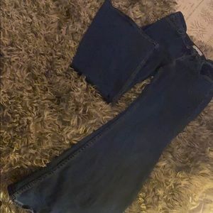 Free people high wasted flare jeans